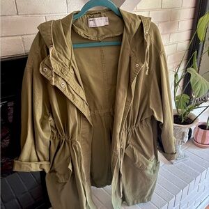 ASOS design green parka